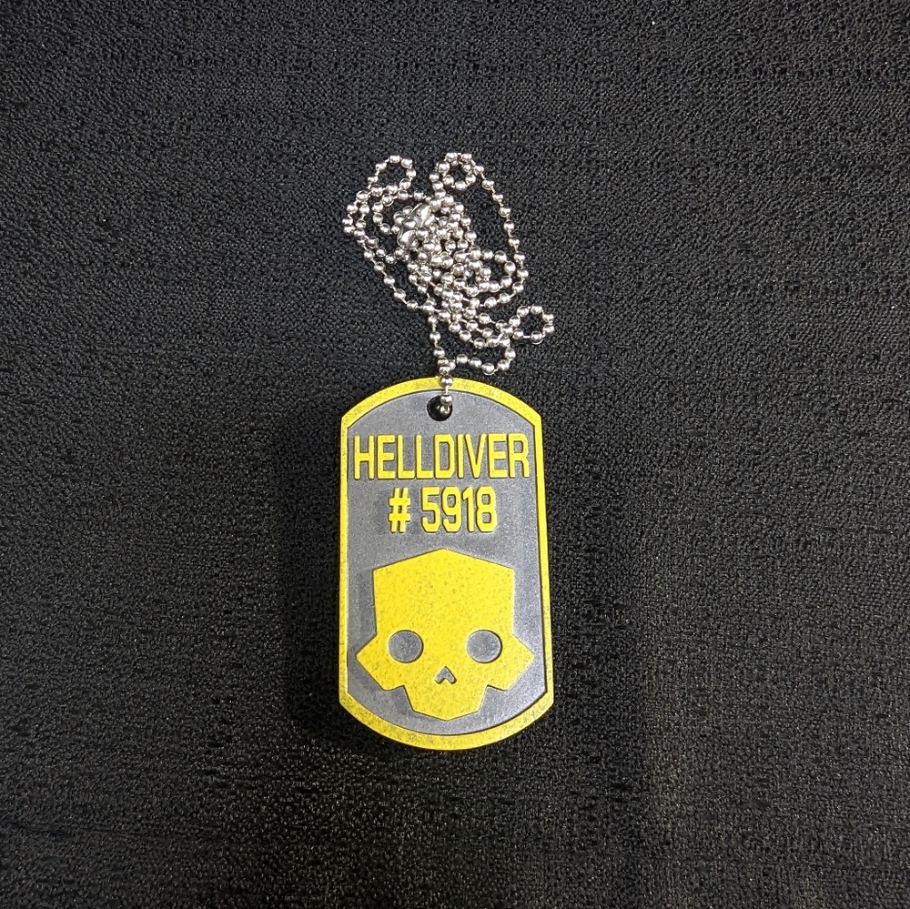 Helldivers Custom Dog Tag - Picture 3 of 9
